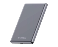 CANYON Powerbank OnPower 505 slim Magsafe 5000 mAh PD20W grafitowy - 1320620 - zdjęcie 2